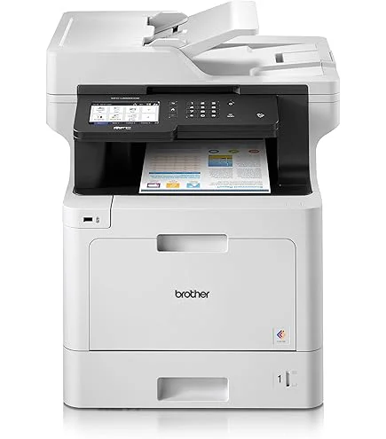 Stampante multifunzione laser Brother MFC-L9577CDW vista frontale